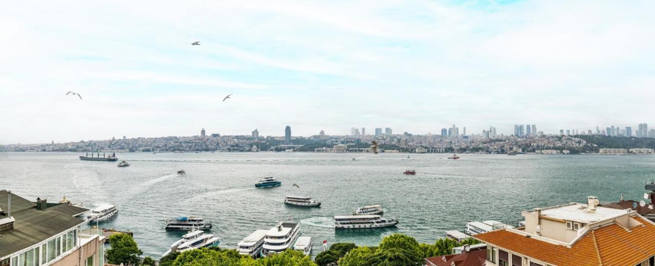 Duplex Flat W Panoramic Bosphorus View And Terrace Appartement Istanboel Buitenkant foto