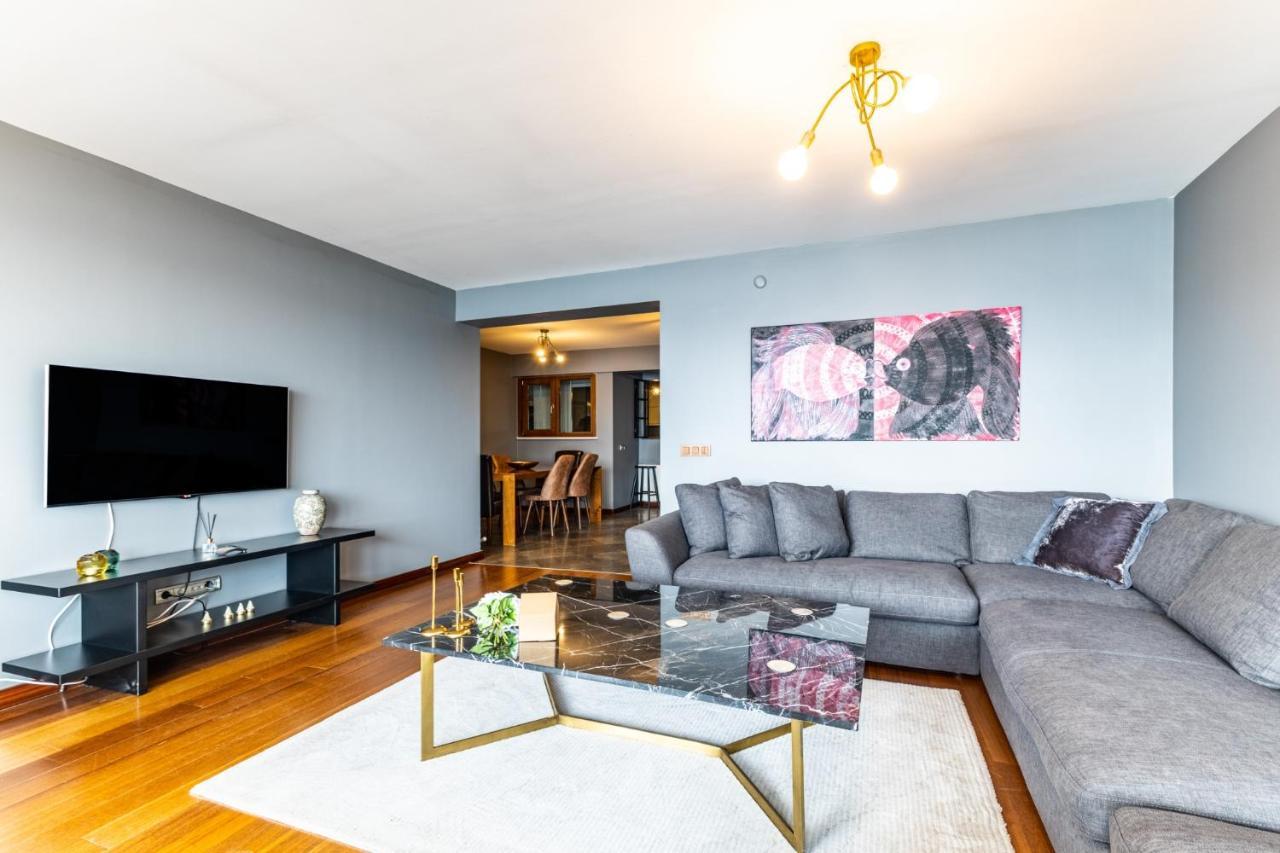 Duplex Flat W Panoramic Bosphorus View And Terrace Appartement Istanboel Buitenkant foto